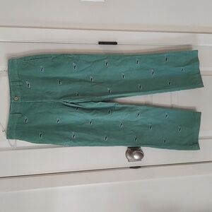 Vineyard Vines Green Corduroy Whale Pants Boys 14